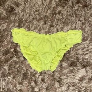 Victoria’s Secret Neon Yellow bikini bottoms- size M